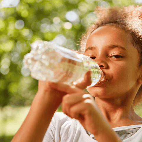 Kid Drinking Water