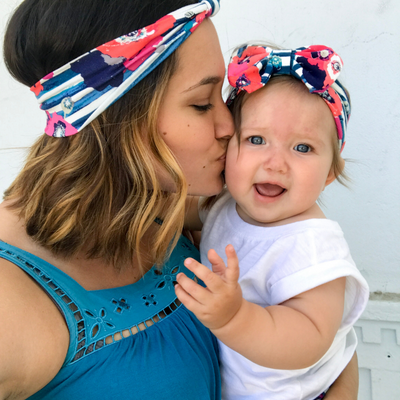 Matching mother daughter headbands