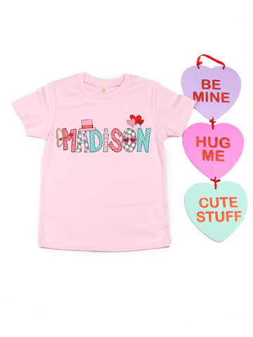 Personalized Kids Valentine's Day Shirt