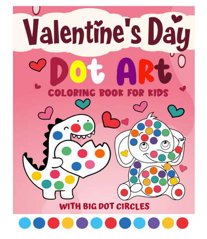 Valentine's Day Dot Markers Activity Book