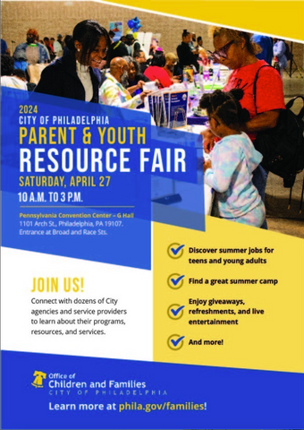 Philly Public Heath Parent and Youth Resource Fair