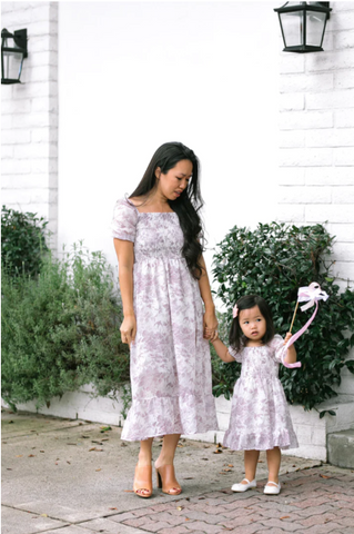 Morning Lavender Matching Dresses