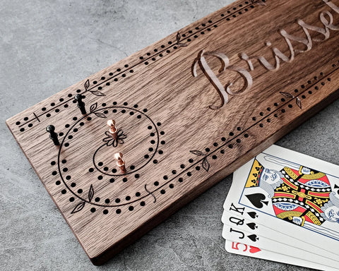 Custom Cribbage by Peachberry Lane Design