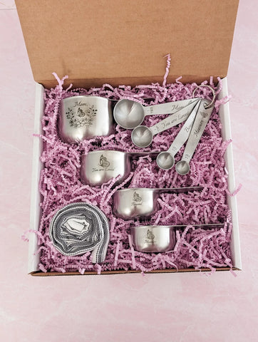 Personalized Kitchen Utensil Gift Boxes by A Few Spare Moments
