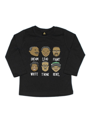 African American Activists Kids Black History Shirt