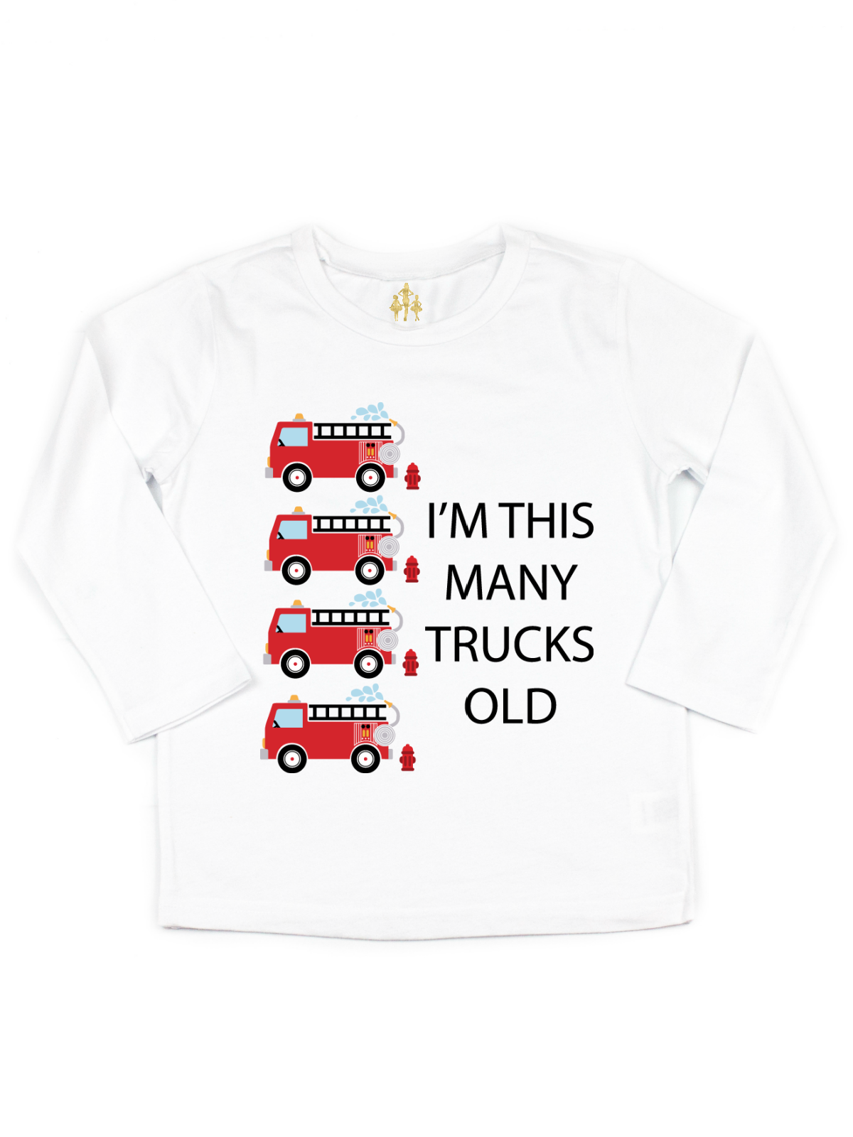 I'm This Many Fire Trucks Old Shirt