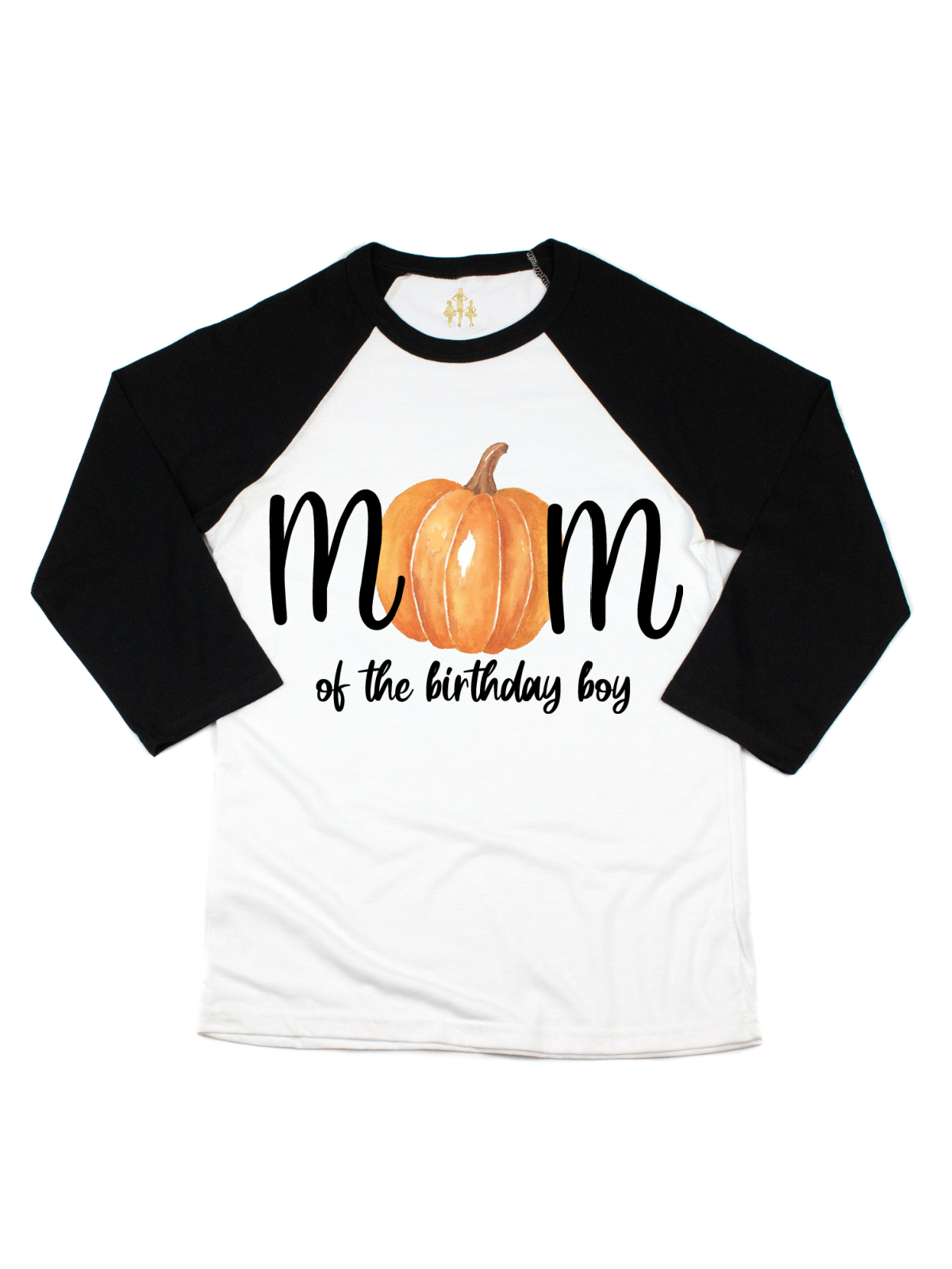 Mom and Dad of the Birthday Boy Pumpkin Raglan - Unisex & Women's