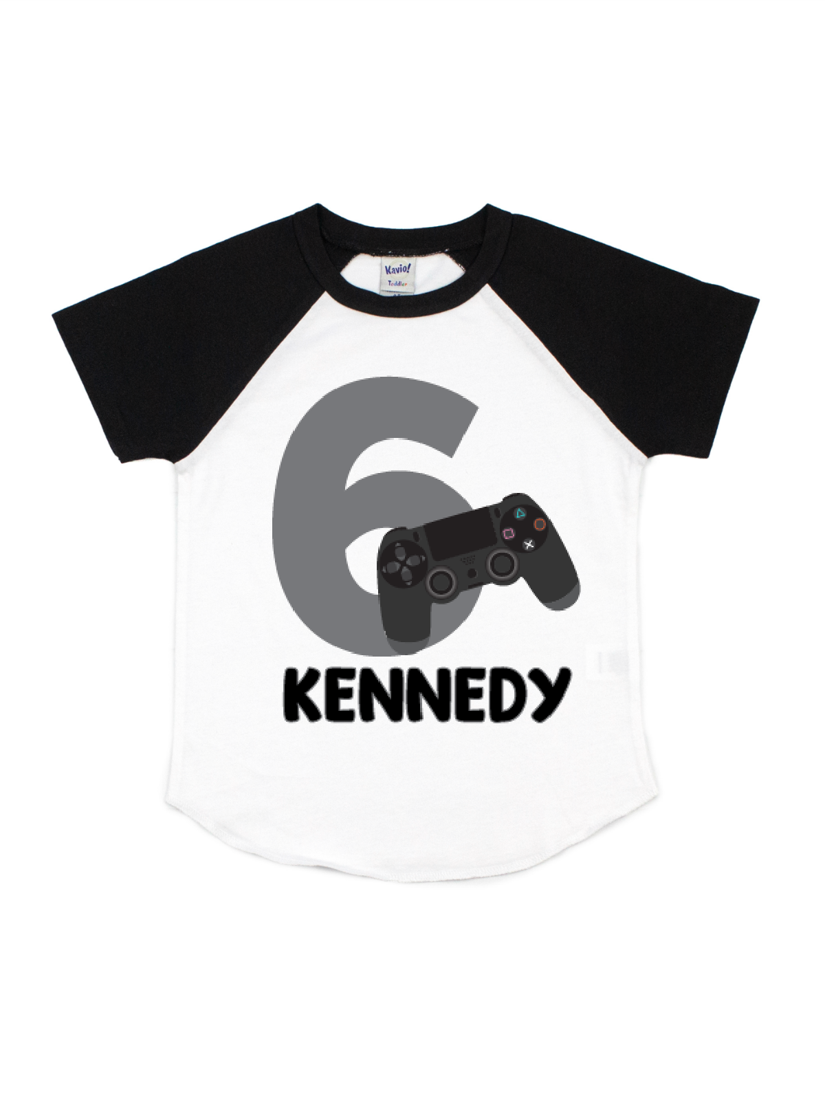 Video Game Controller Raglan Shirt - Personalized
