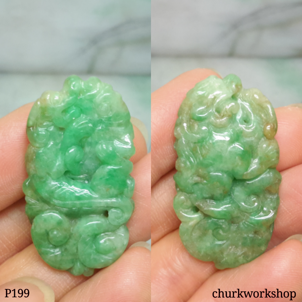 Dragon jade pendant. – Churk Work Shop