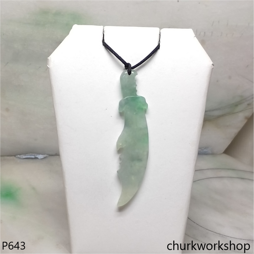 Light green jade sword – Churk Work Shop