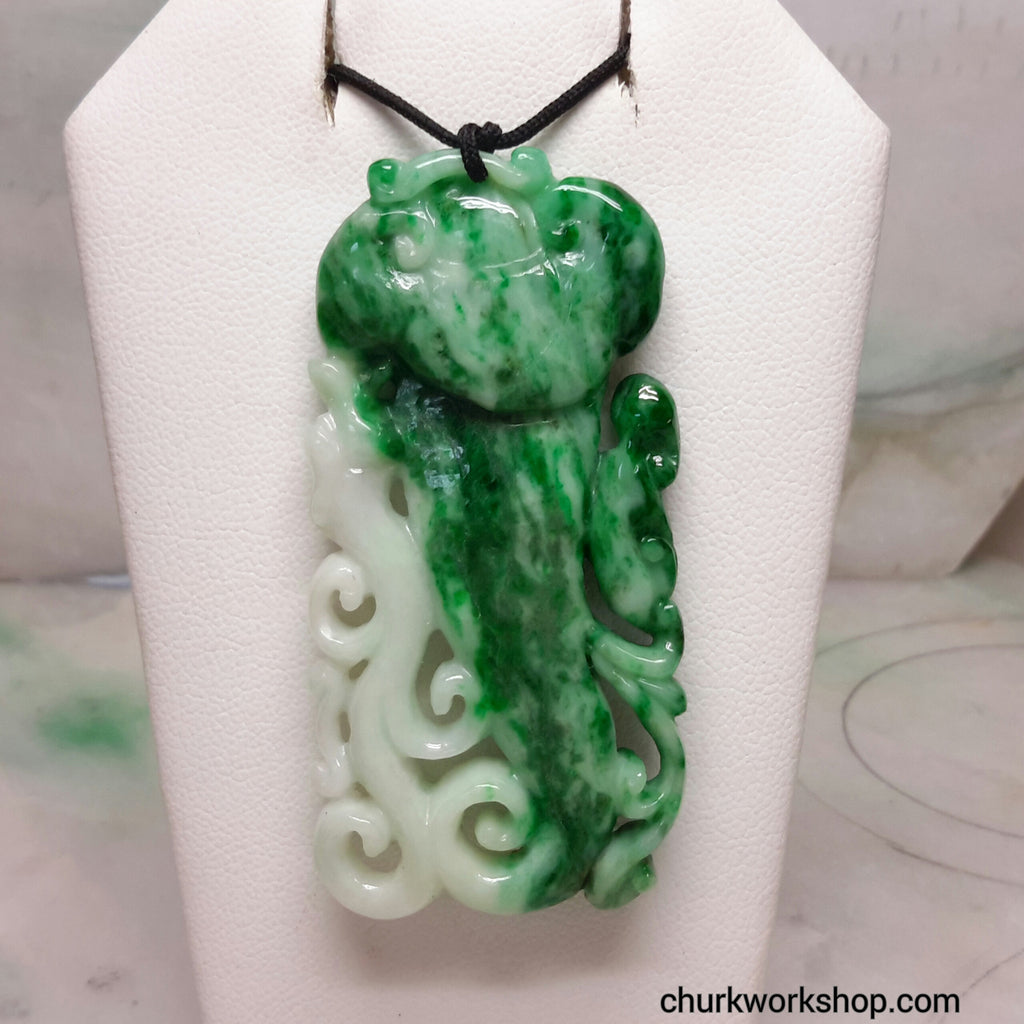 carved jade pendant