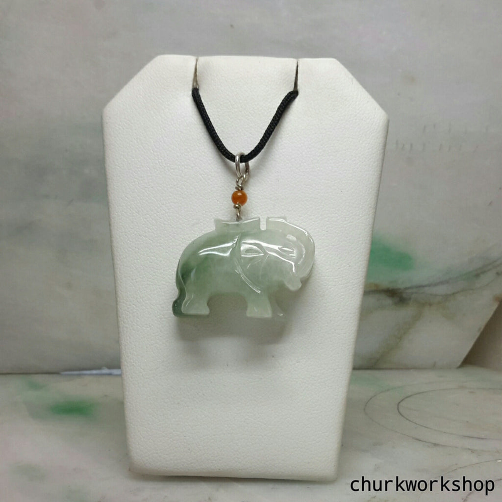 jade elephant necklace