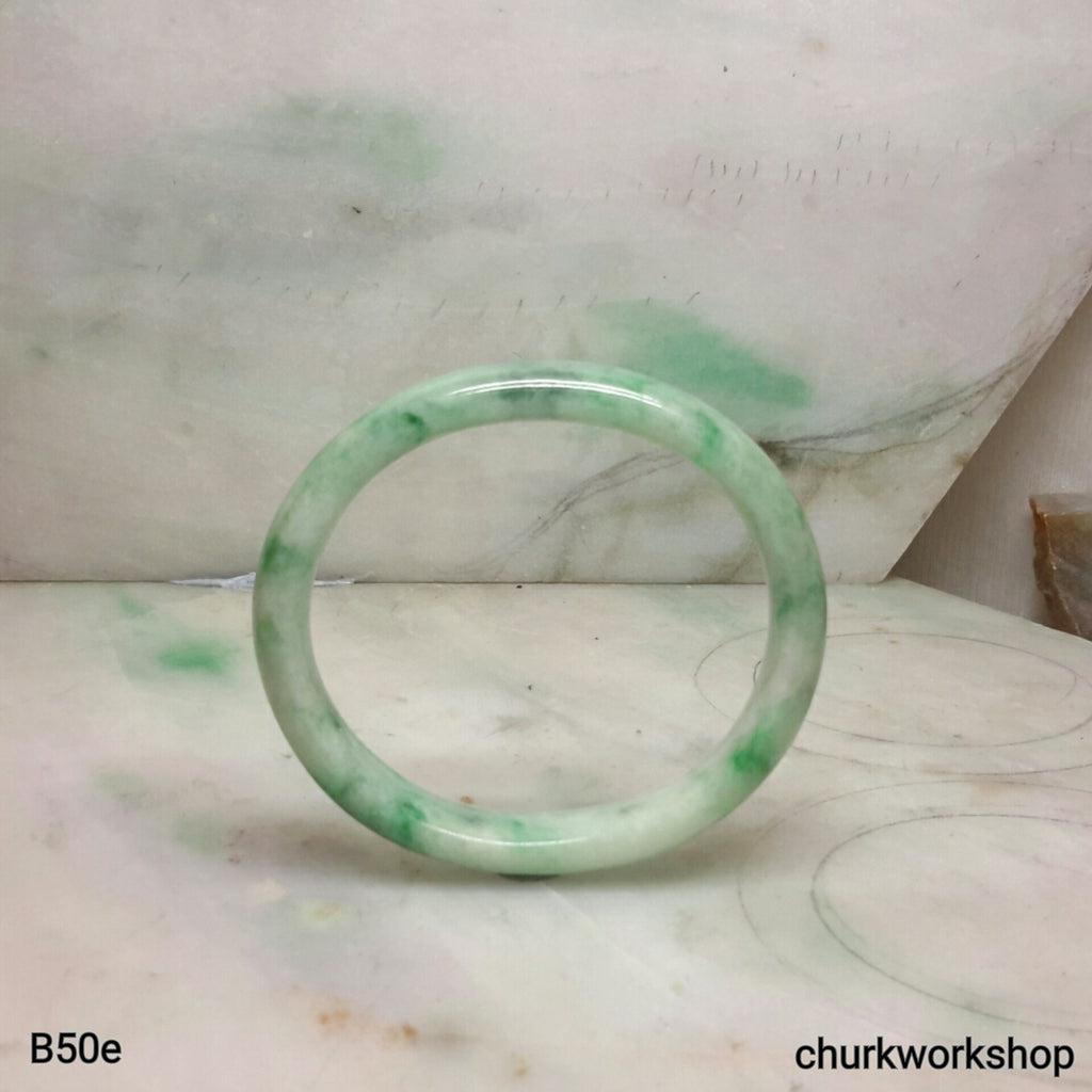 oval jade bangle