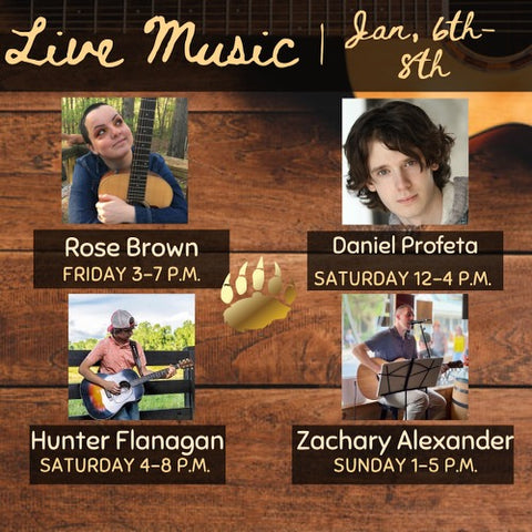 LIVE MUSIC THIS WEEK, Events & Concerts - Bear Claw Vineyards, Inc.