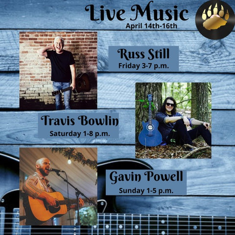 LIVE MUSIC THIS WEEK, Events & Concerts - Bear Claw Vineyards, Inc.