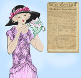 Ladies Home Journal 3978: 1920s Uncut Misses Party Dress 35 B VTG Sewing Pattern