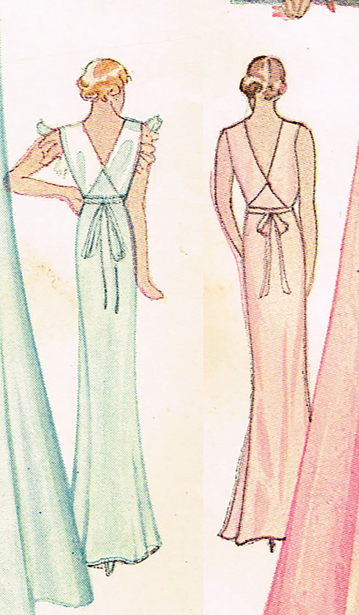 Simplicity 1554: 1930s Uncut Plus Size Bias Nightgown 42B Vintage Sewi ...