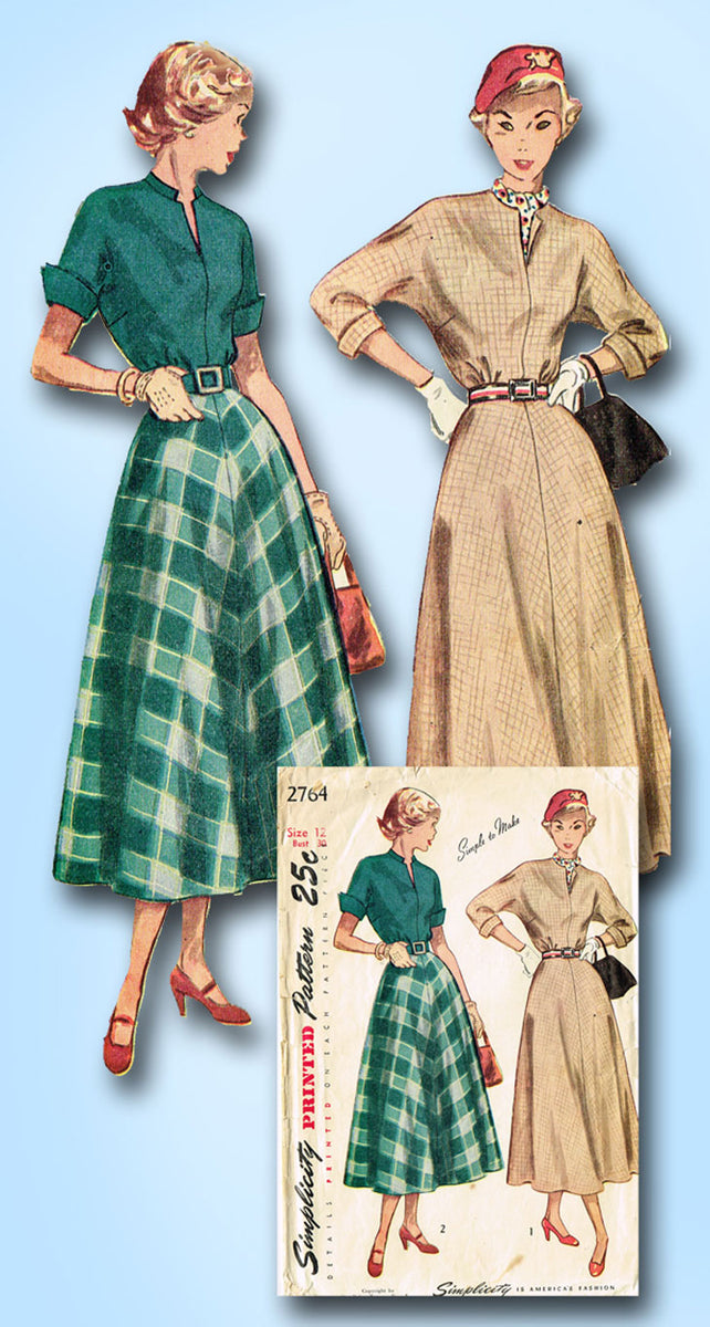 Vintage Clothing Patterns 1940s : 1940s Vintage Sewing Pattern B36 