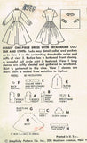 1950s Vintage Simplicity Sewing Pattern 4890 FF Misses Tucked Dress Size 16 34B