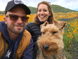 Christian and Katie Lund and dog Finn