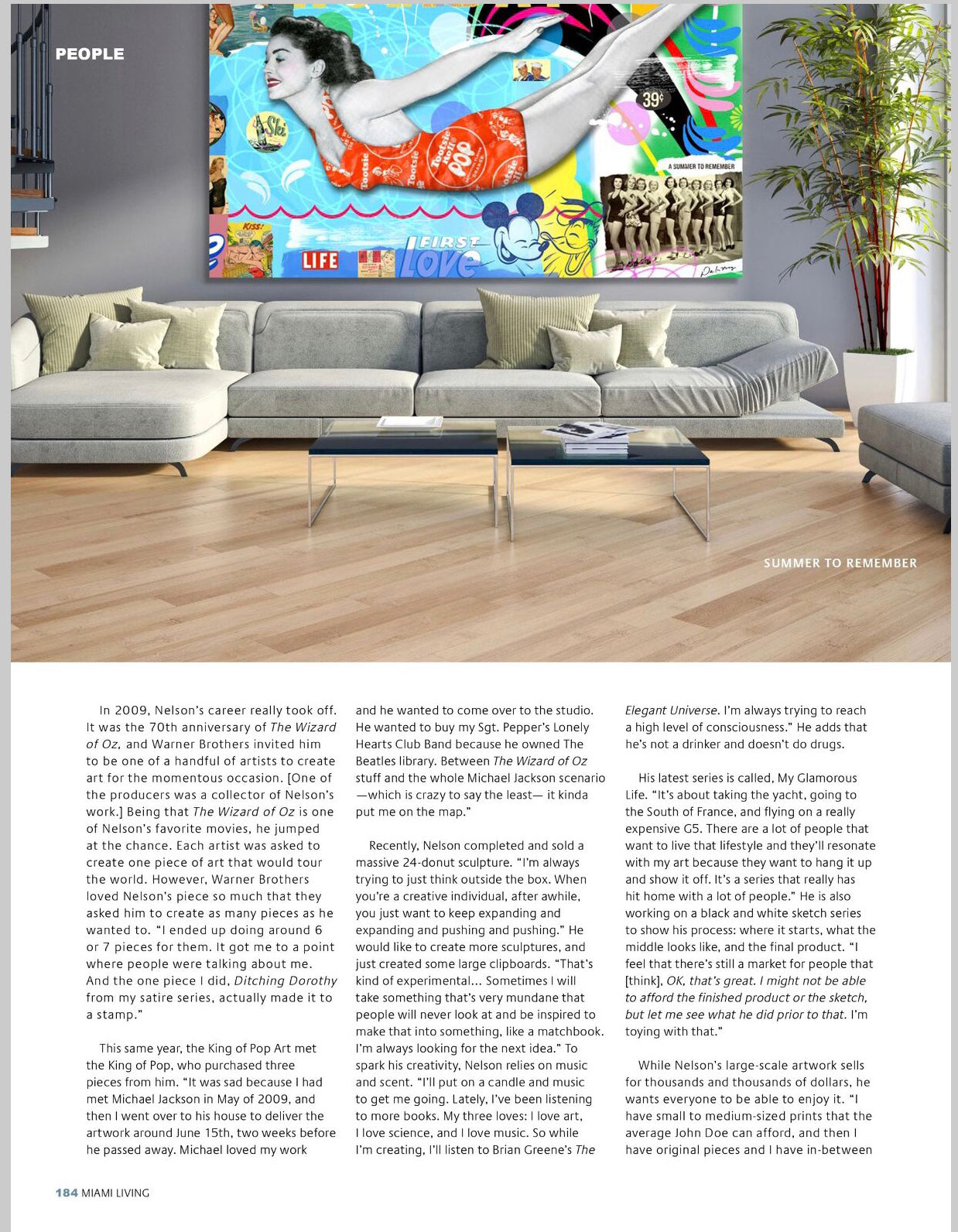 nelson de la nuez pop art miami living magazine