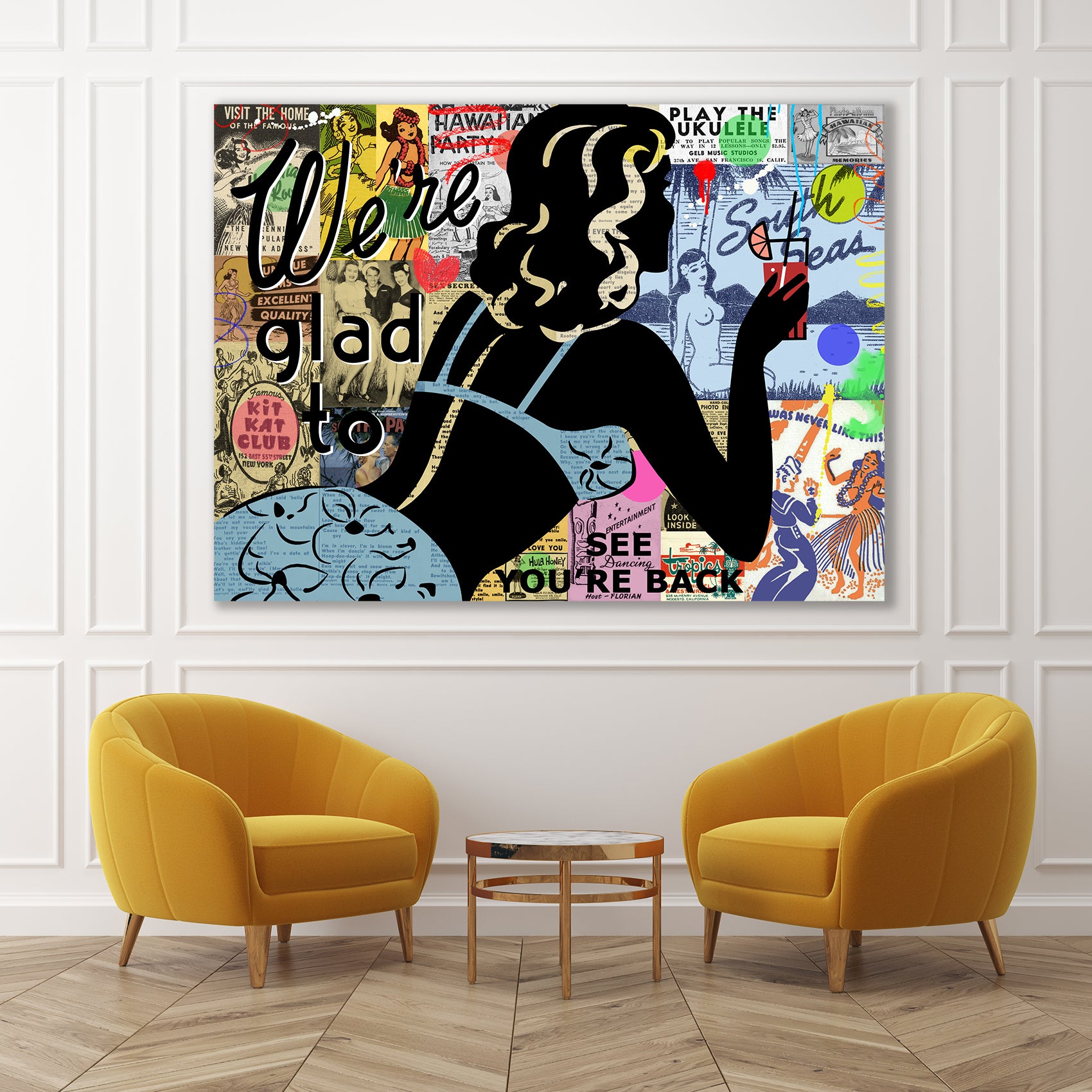 Wish You Were Here Nelson De La Nuez Known As The King Of Pop Art Highly Collected 3887