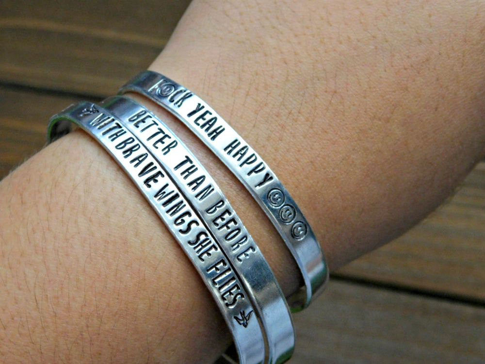 Inspirational Quote Bracelets 2024