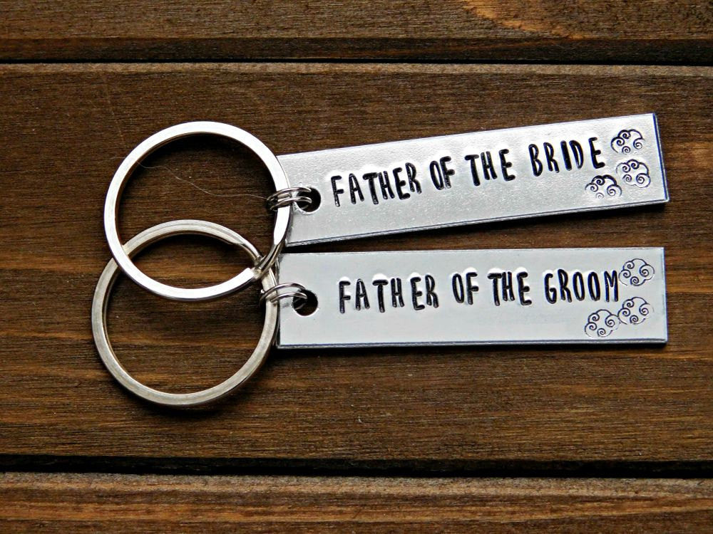 father of the bride keychain