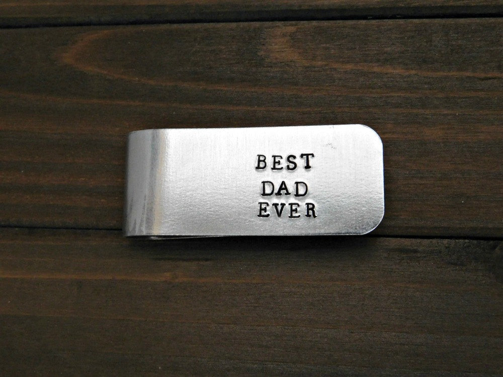 Best Dad Ever Custom Gift Moneyclip Personalized Money ...