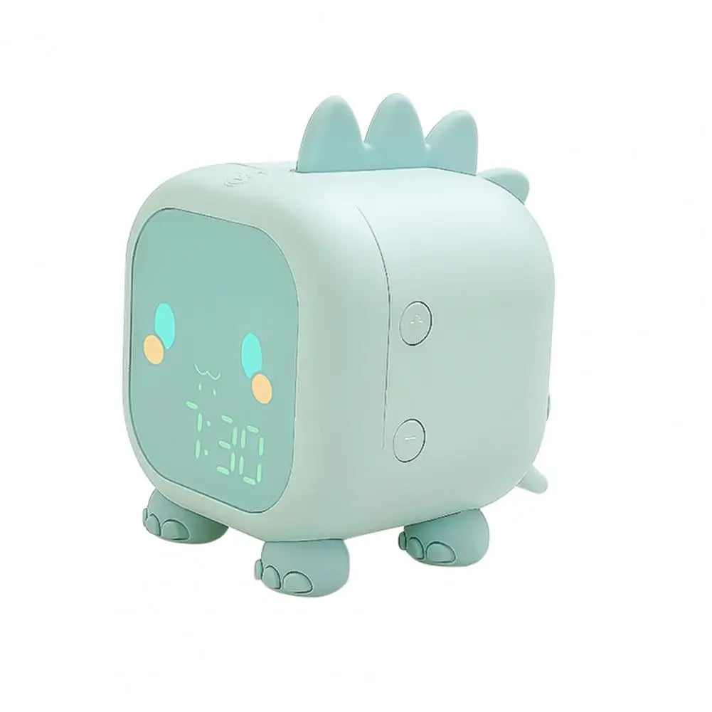 Kids Alarm Clock Dinosaur LED Clock With Temperature Display Voice Control Sleep Trainer Back to School 2025 Cute Gift - Image 4