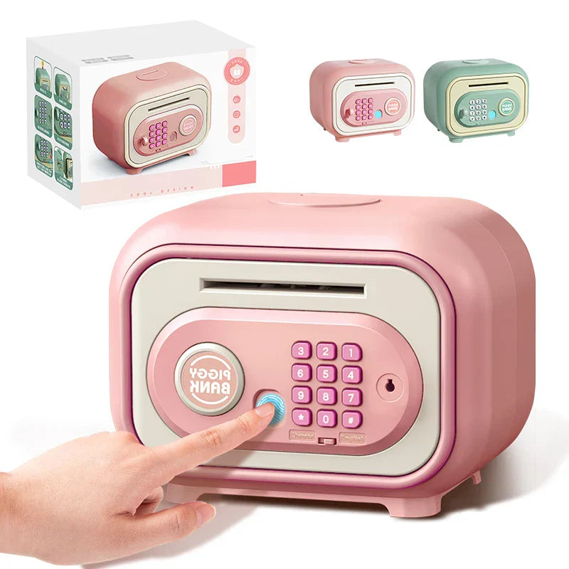 Electronic Piggy Bank Password Protected Mini ATM Toy For Kids Back To School 2025 Teaches Saving