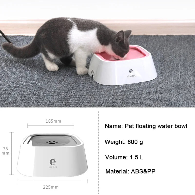 Pet Water Bowl Floating No Splash Dispenser Portable Travel Pet Bowl Summer 2025 Spill Proof Hydration - Image 9