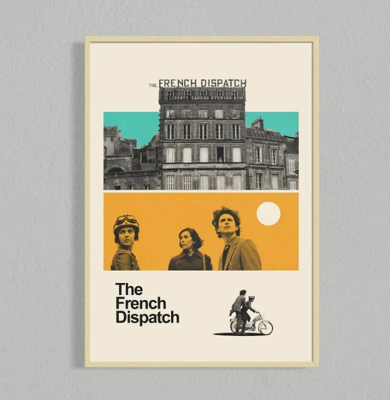 Retro Movie Poster Canvas Collage Mid Century Wall Art - Image 19