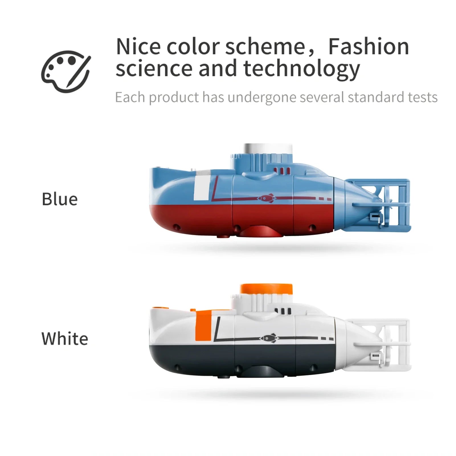 Remote Control Mini Submarine - Waterproof Diving Toy for Kids, Christmas & New Year Gift - Image 7