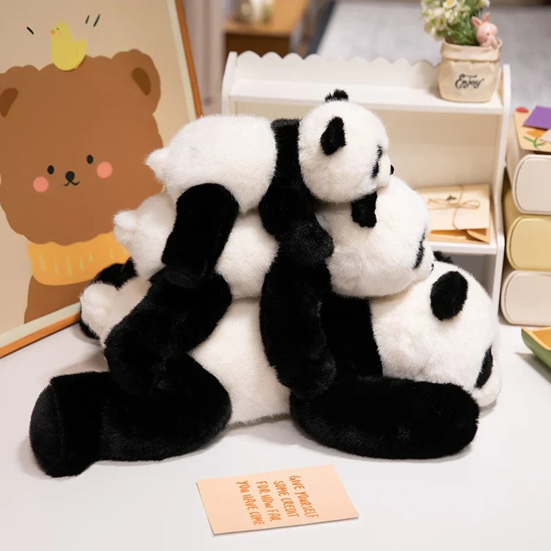 Realistic Weighted Baby Panda Plush Doll Christmas Gift - Image 14