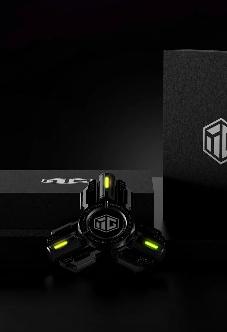 Glow Fidget Spinner Alloy EDC Long Spin Stress Relief - Image 19