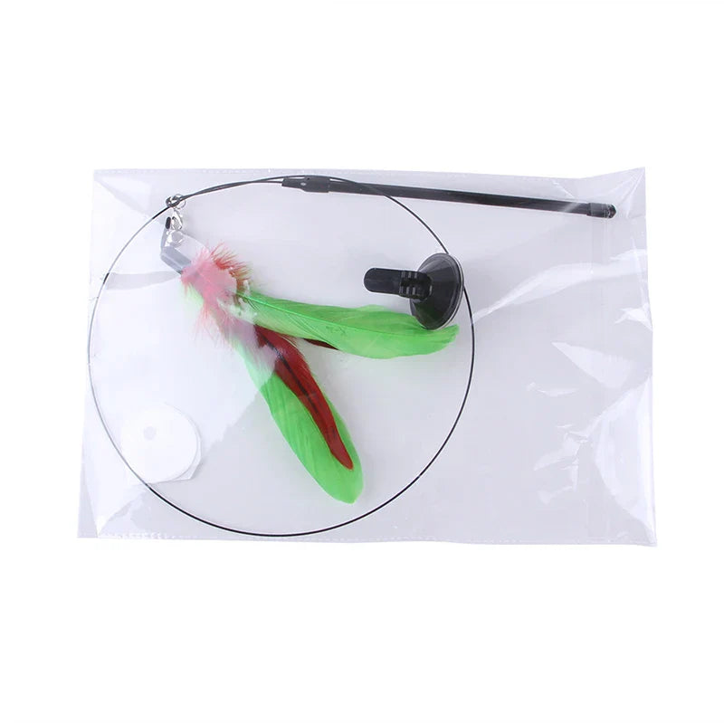 Cat Toys Simulation Bird Interactive Feather Stick for Kittens, Teaser Wand with Bell, Fun Cat Supplies - Image 6