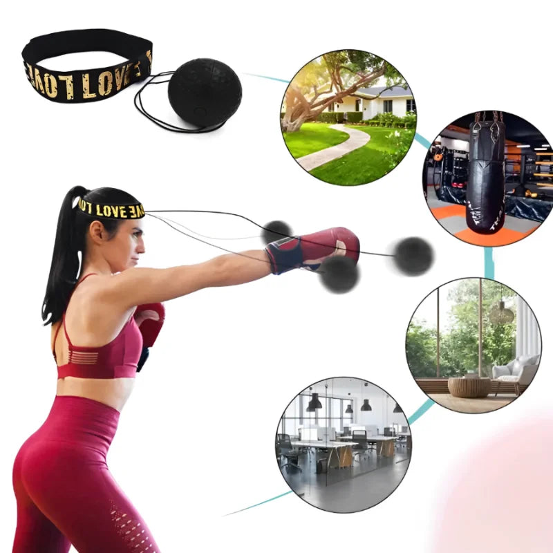 MMA Boxing Reaction Speed Ball - Hand-Eye Coordination Fitness Equipment for Home Training - Image 5