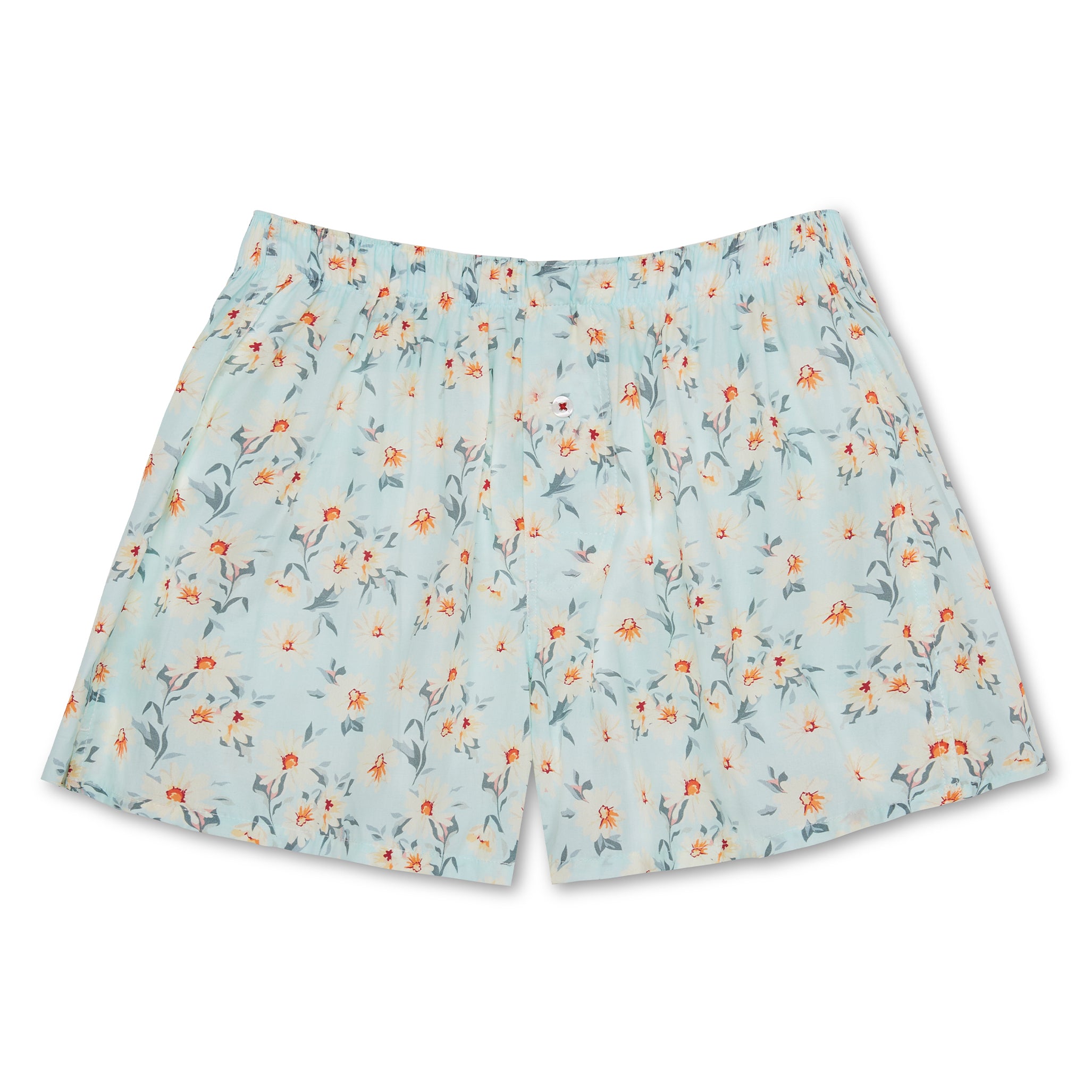 Organic Cotton Daisy Boxer Shorts
