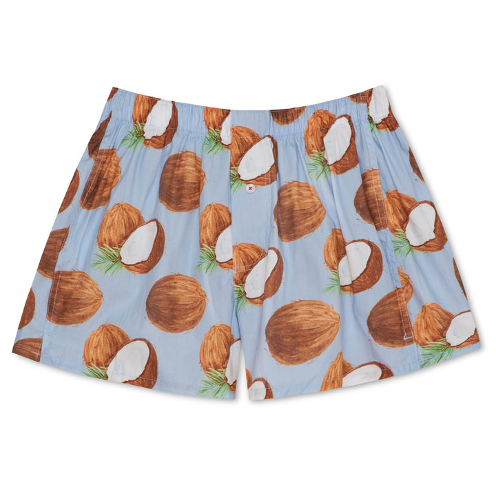 Druthers Organic Cotton Lemons Boxer Shorts - Mustard