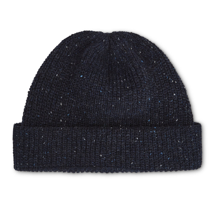 Pilgrim Surf + Supply Cashmere & Lambswool Blend Ribbed Hat - Navy Fle –  Druthers NYC