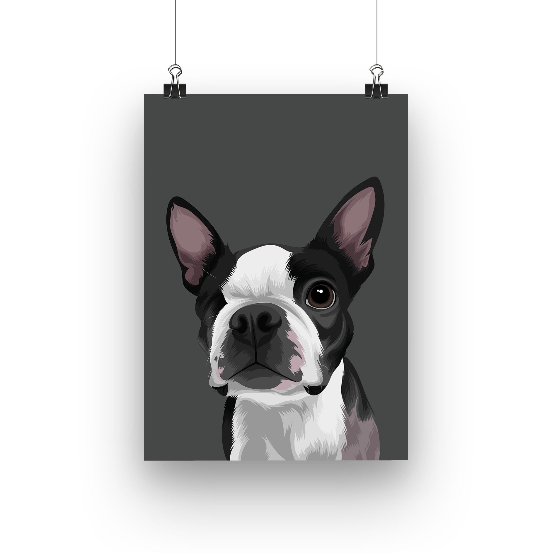 Pet Portrait - Printed Poster (1 Pet)