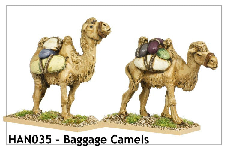 Baggage Camels (HAN035) - Casting Room Miniatures