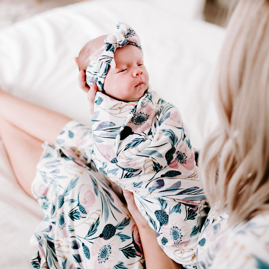 matching robe and baby gown