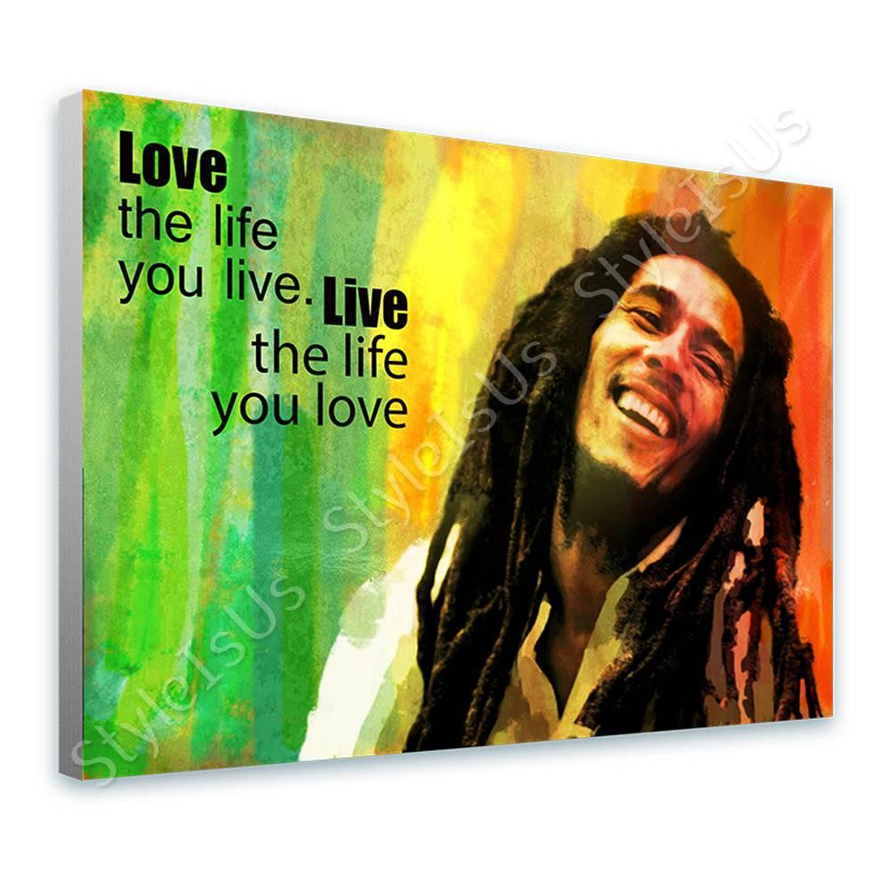 Alonline Designs Bob Marley Jamaican reggae singer Quote