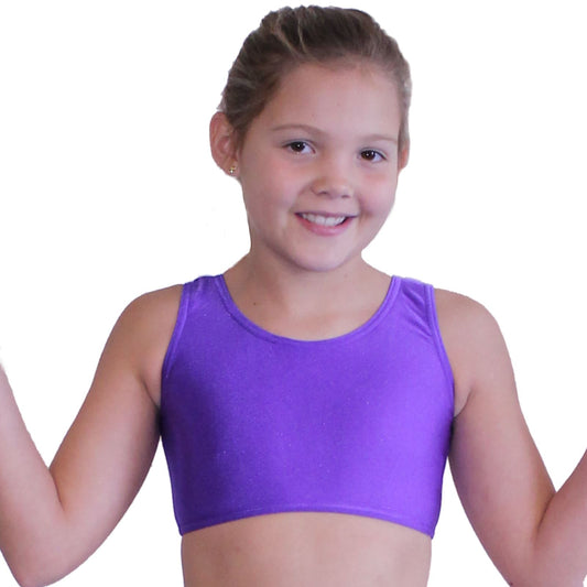 STEPHANIE - ONE SHOULDER CROP TOP – Click Dancewear