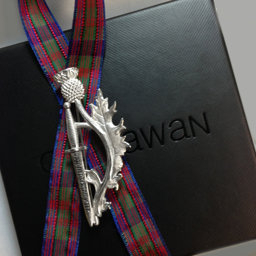 silver thistle tartan