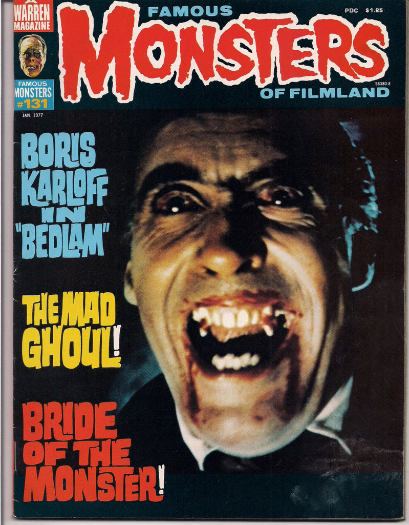 Famous Monsters 131 Uncommon Boris Karloff Bela Lugosi Ed Wood Creatur Neet Stuff