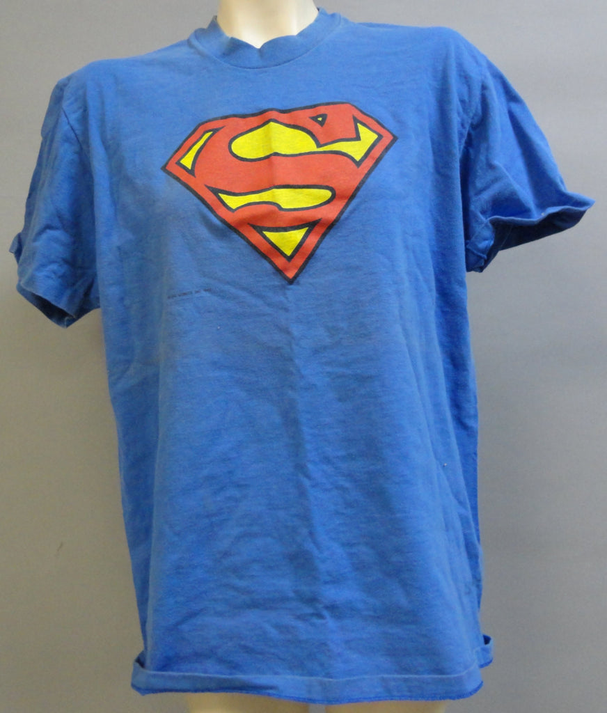 SUPERMAN Logo DEADSTOCK 1988 DC Comics SuperHero Extra Large X L Tshir ...