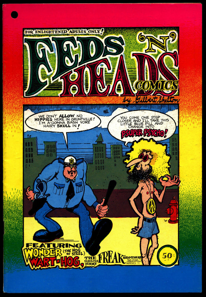 Feds N Heads 4th Gilbert Shelton Wonder Wart Hog Fabulous Furry Freak